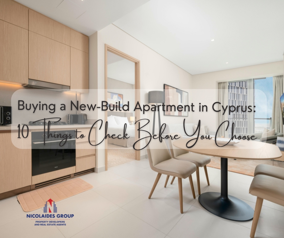 Buying a New-Build Apartment in Cyprus: 10 Things to Check Before You Choose